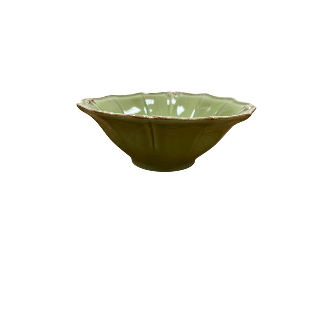 New Casafina Vintage Port Green Round Soup Bowl.